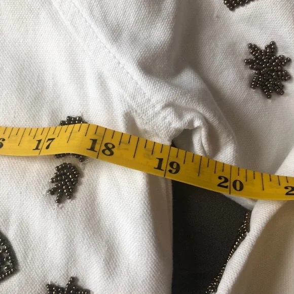 Chicos embellished white jacket size 0 - Picture 4 of 5